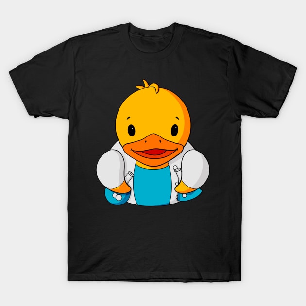 Scientist Rubber Duck T-Shirt by Alisha Ober Designs